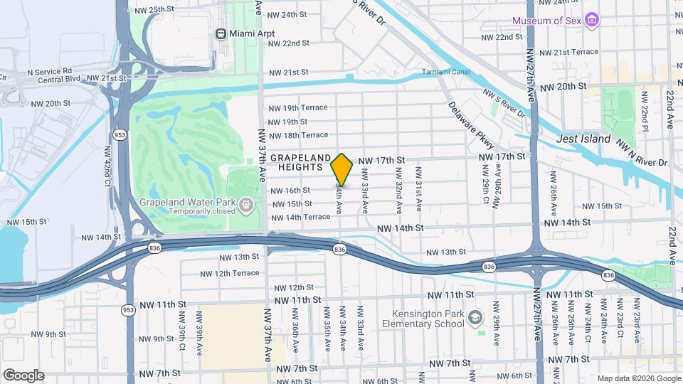1531 NW 34th Ave Map and Location Details