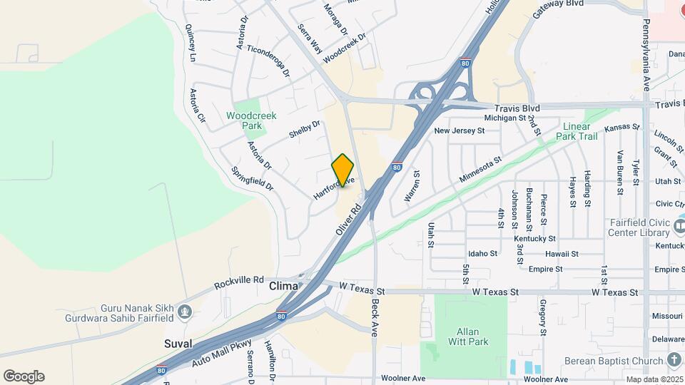 1270 Hartford Cir Map and Location Details