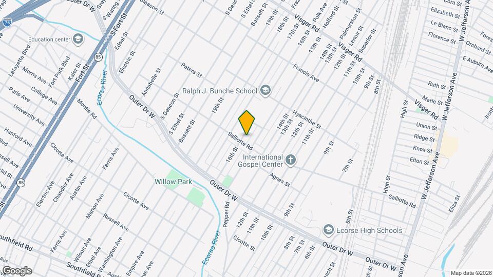 4015 16th St Map and Location Details