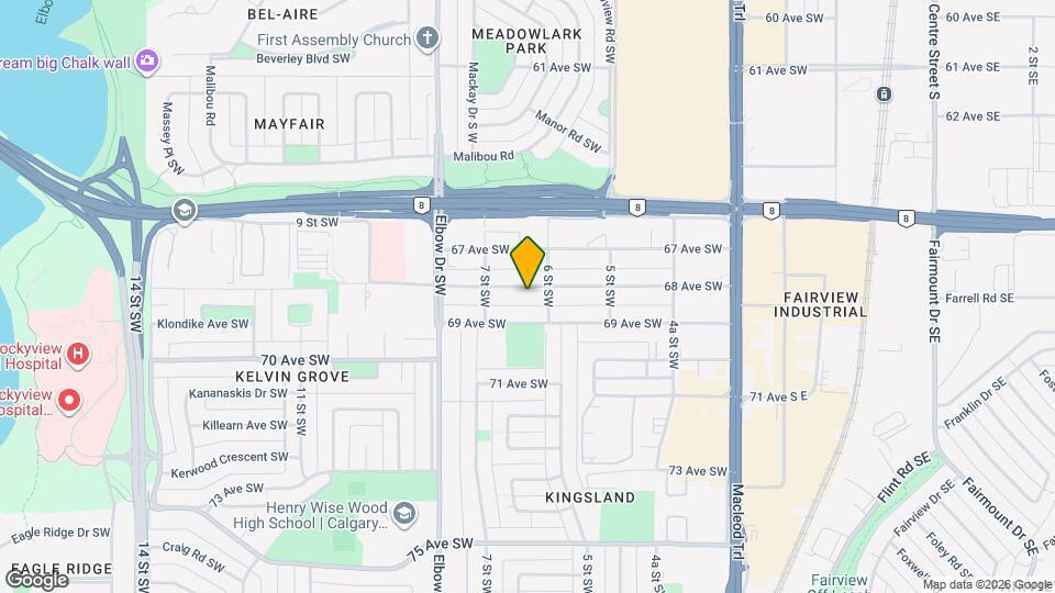 813-868 68 Ave SW, Unit SI ID1539511P Map and Location Details