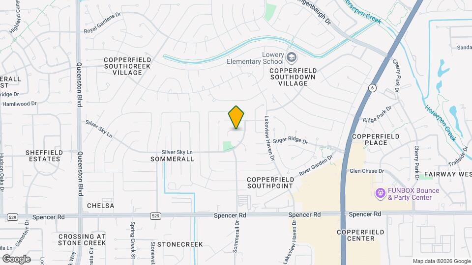 16315 Thistleglen Dr Map and Location Details