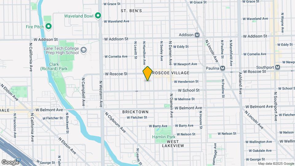 3327 N Hamilton Ave Map and Location Details