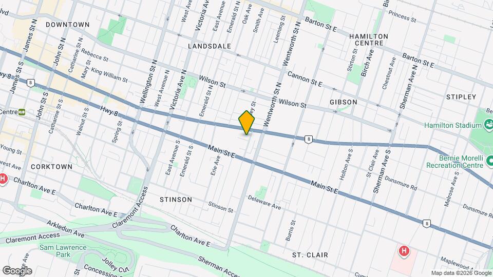 22 Grant Av Map and Location Details