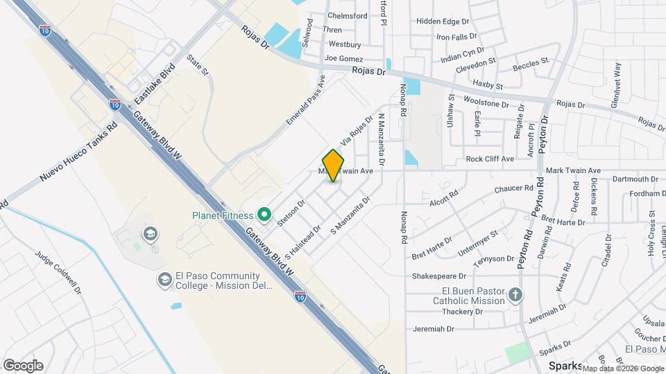 221 S Stoneside Dr Mapa y Detalles de la Ubicación