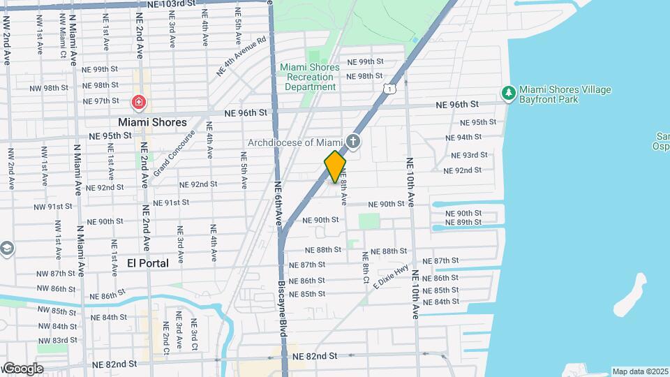 715 NE 91st St Map and Location Details