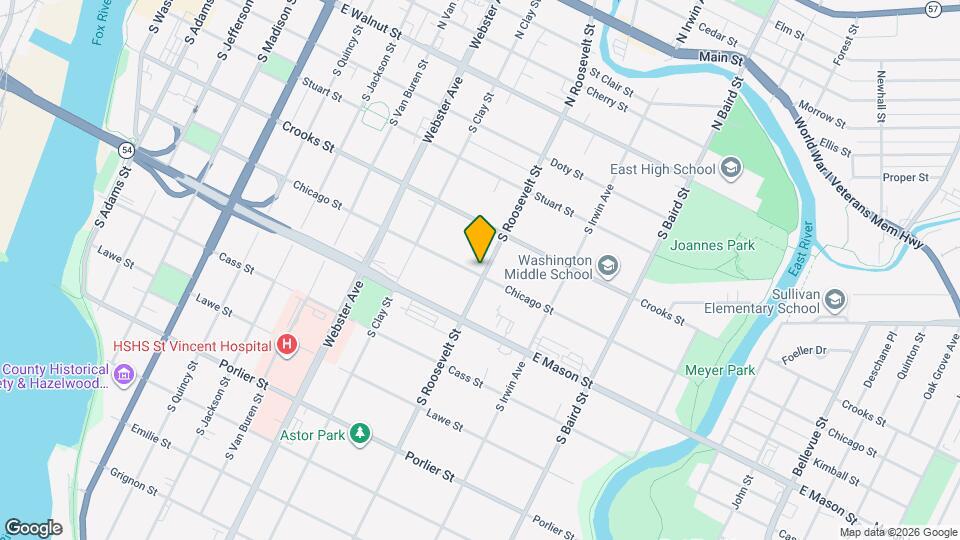 442 S Roosevelt St Map and Location Details