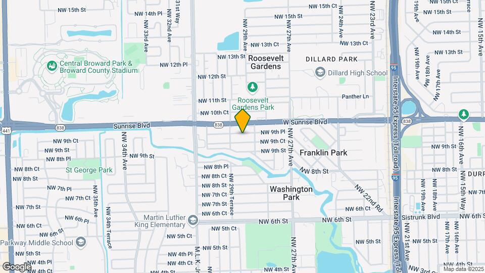 2908 NW 9th Pl Map and Location Details