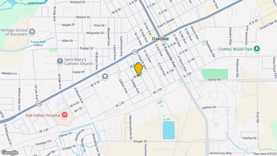 325 W H St Map and Location Details