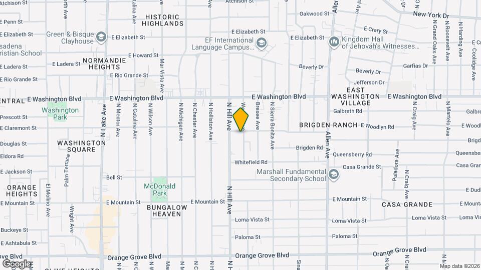 1179 Wesley Ave, Unit 1179 3/4 Map and Location Details