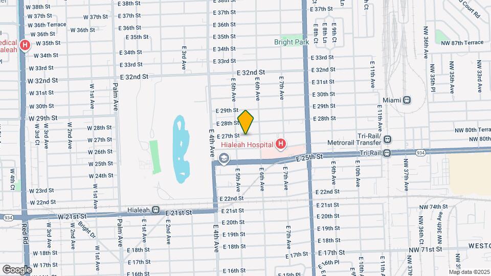 536 E 27th St Map and Location Details