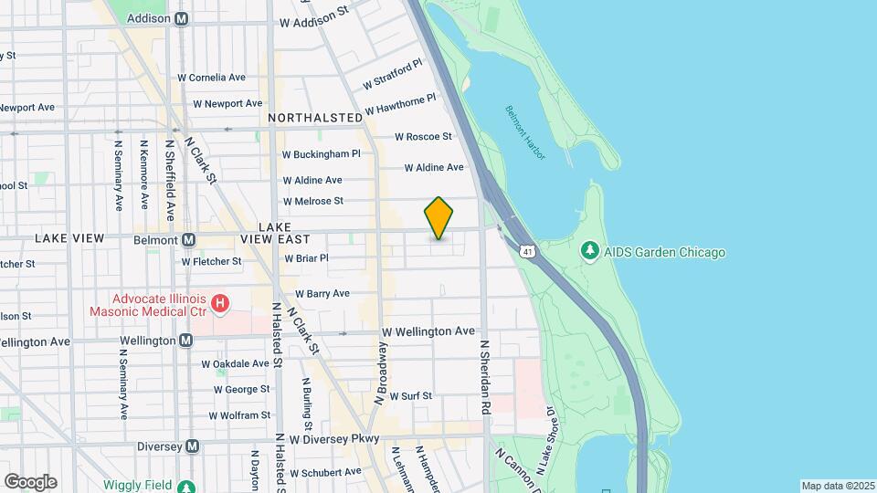 3161 N Pine Grove Ave, Unit M00B Mapa y Detalles de la Ubicación