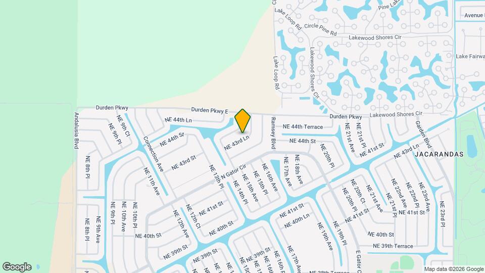1427 NE 43rd Ln Mapa y Detalles de la Ubicación