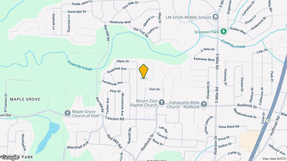 912 Hickory Dr Map and Location Details