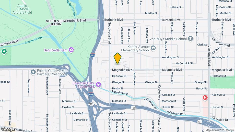 15215 W Magnolia Blvd, Unit 118 Map and Location Details