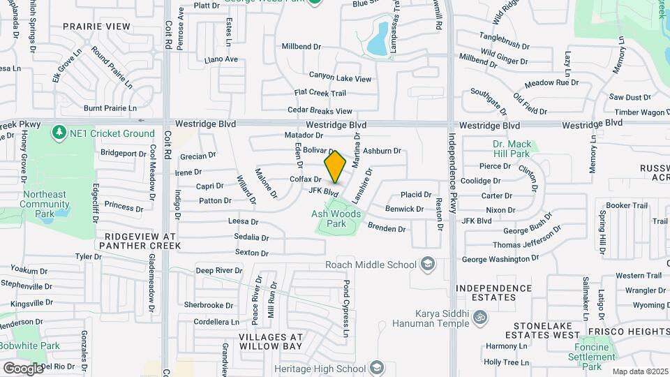10309 Colfax Dr Map and Location Details