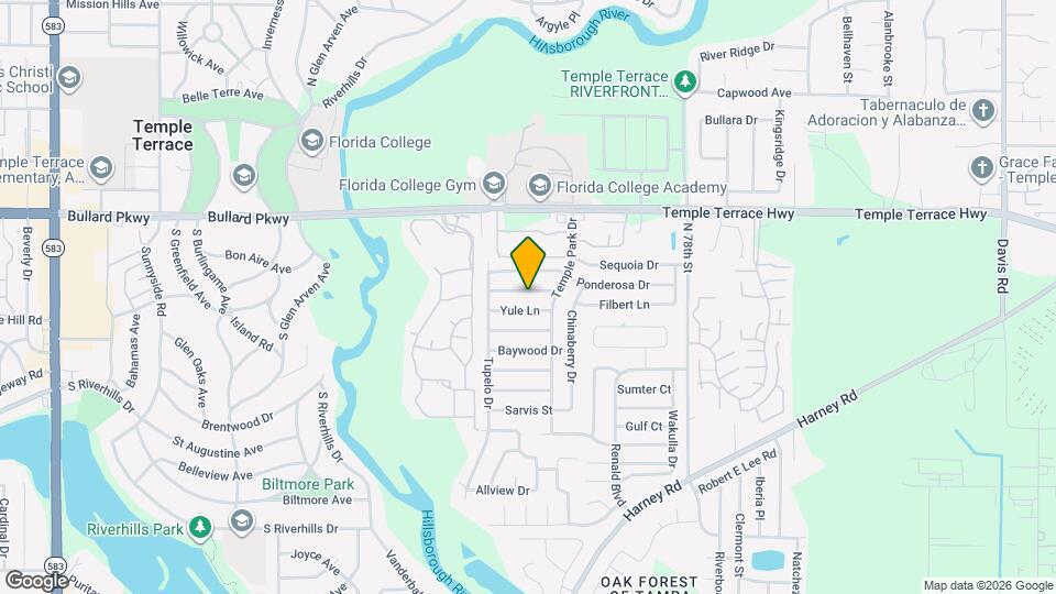7015 Filbert Ln Map and Location Details