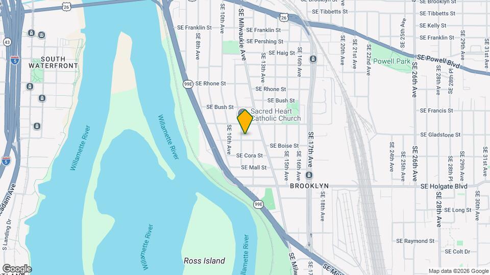 4124 SE 11th Ave Map and Location Details