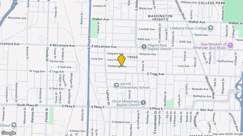 381 Cambridge Ave Map and Location Details