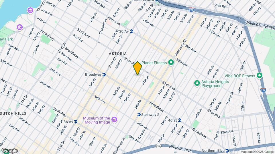 31-34 36th St Mapa y Detalles de la Ubicación