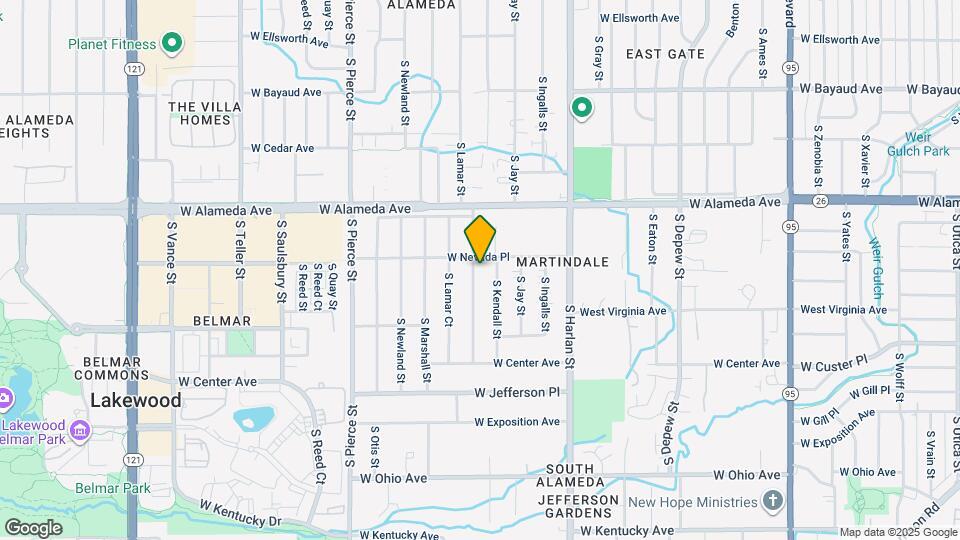 406 S Lamar St Map and Location Details