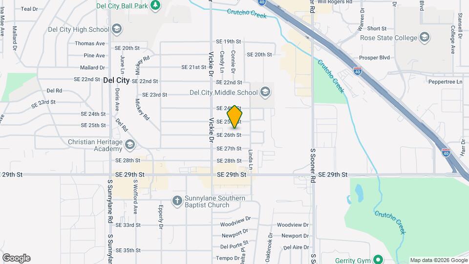 4745 SE 26th St Map and Location Details