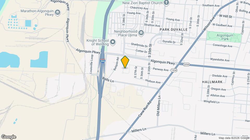 3726 Penway Ave Map and Location Details