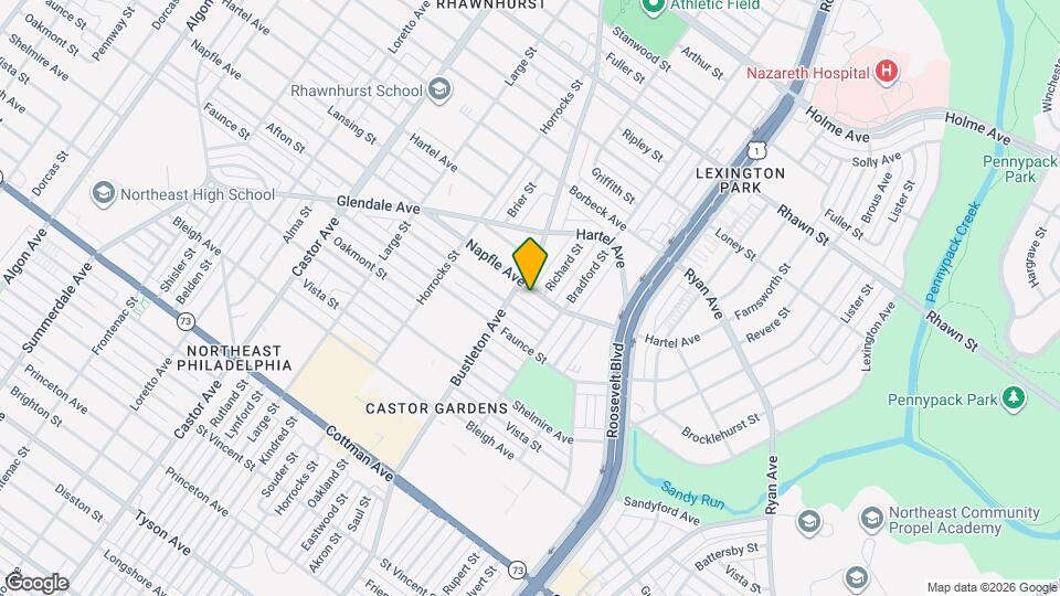 2306 Napfle St, Unit 1 Map and Location Details