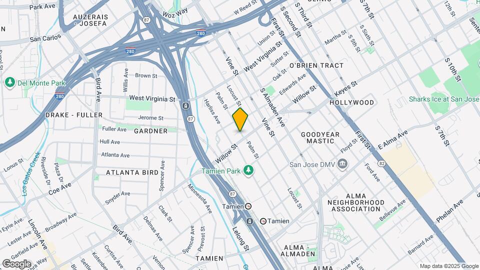 327 Willow St Map and Location Details