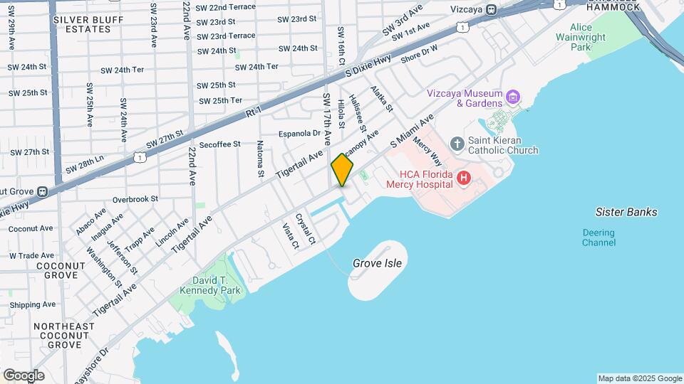 1750 N Bayshore Dr Map and Location Details