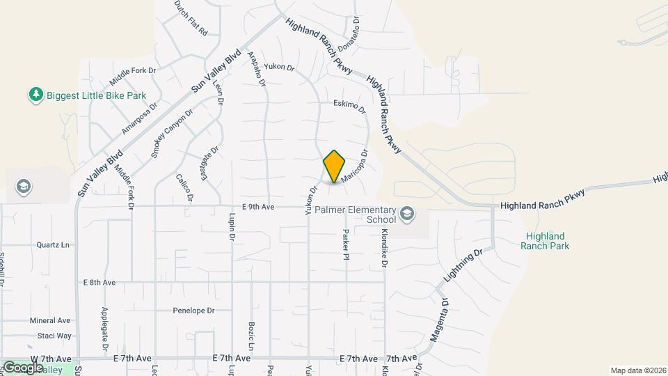 6408 Aleut Ct Map and Location Details
