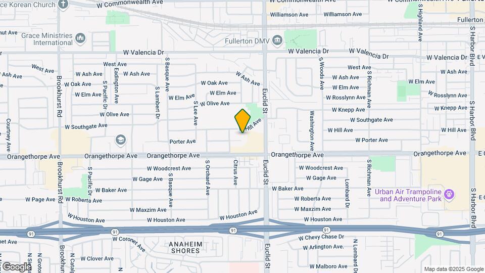1101 W Porter Ave Map and Location Details