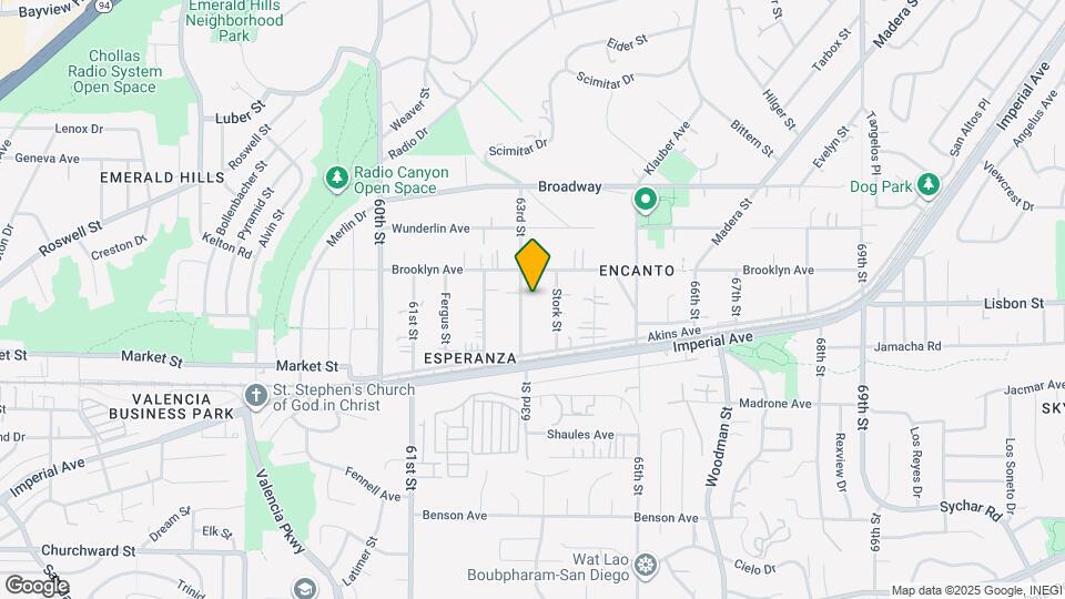 657 63rd St Map and Location Details