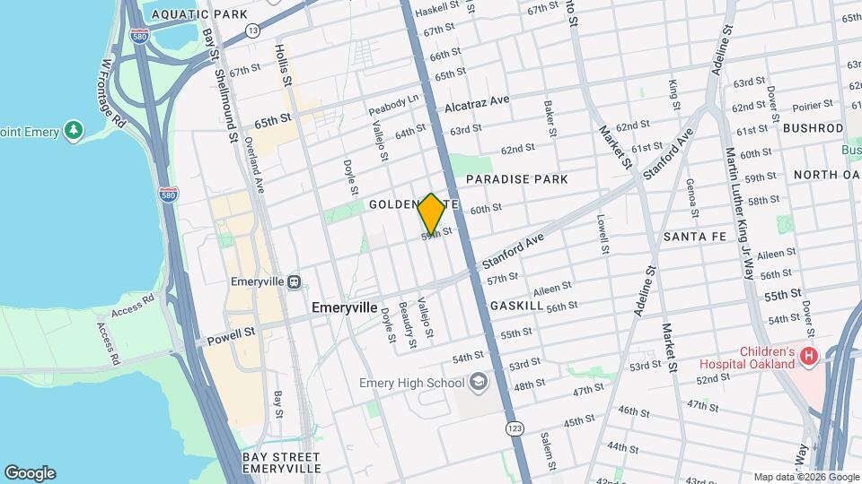 1175 59th St Map and Location Details