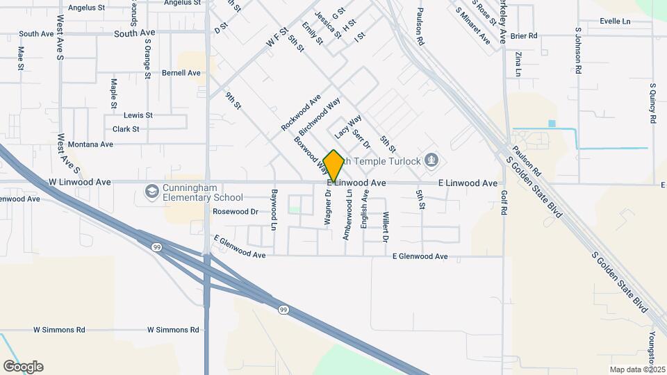 614 E Linwood Ave Map and Location Details