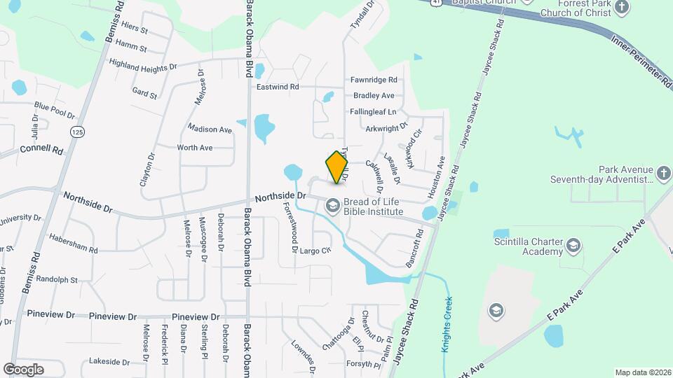 2745 Tyndall Dr Map and Location Details