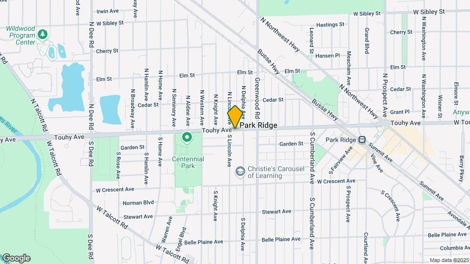 1333 W Touhy Ave Map and Location Details