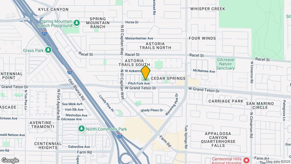 8636 Pitch Fork Ave Mapa y Detalles de la Ubicación