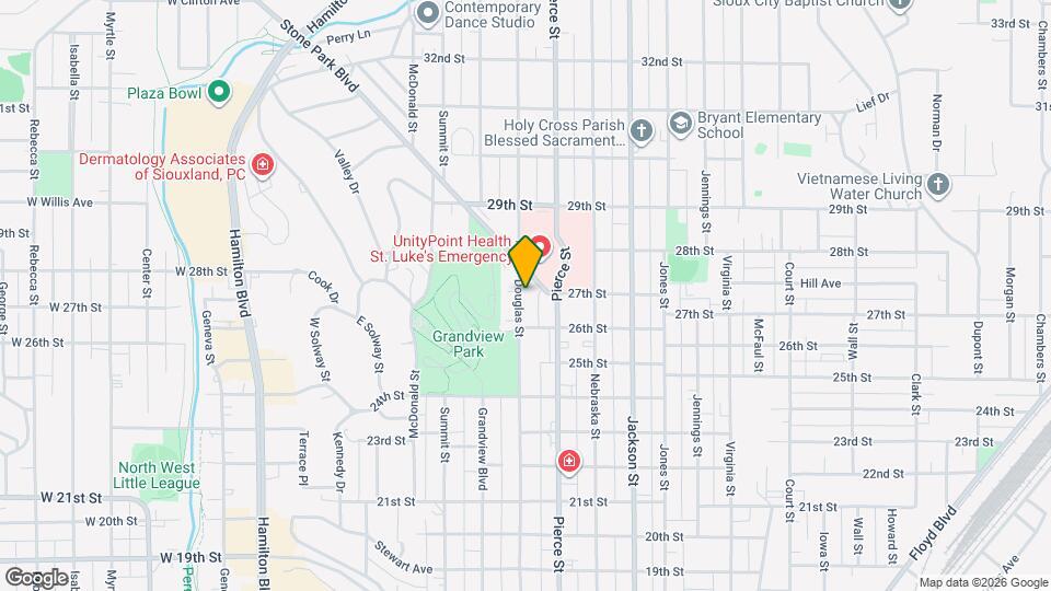 2630 Douglas St Map and Location Details