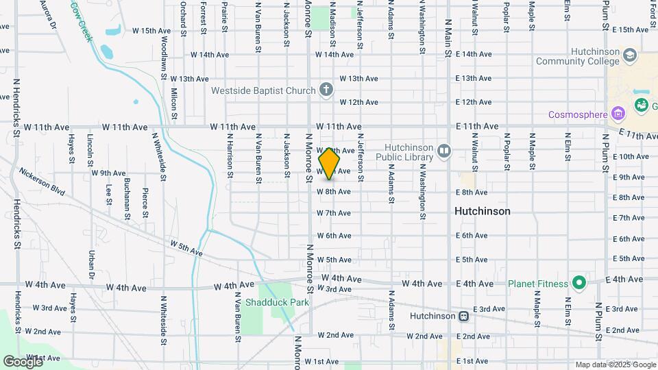 404 W 8th Ave Mapa y Detalles de la Ubicación