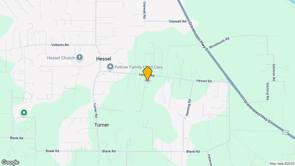 4982 Hessel Rd Map and Location Details