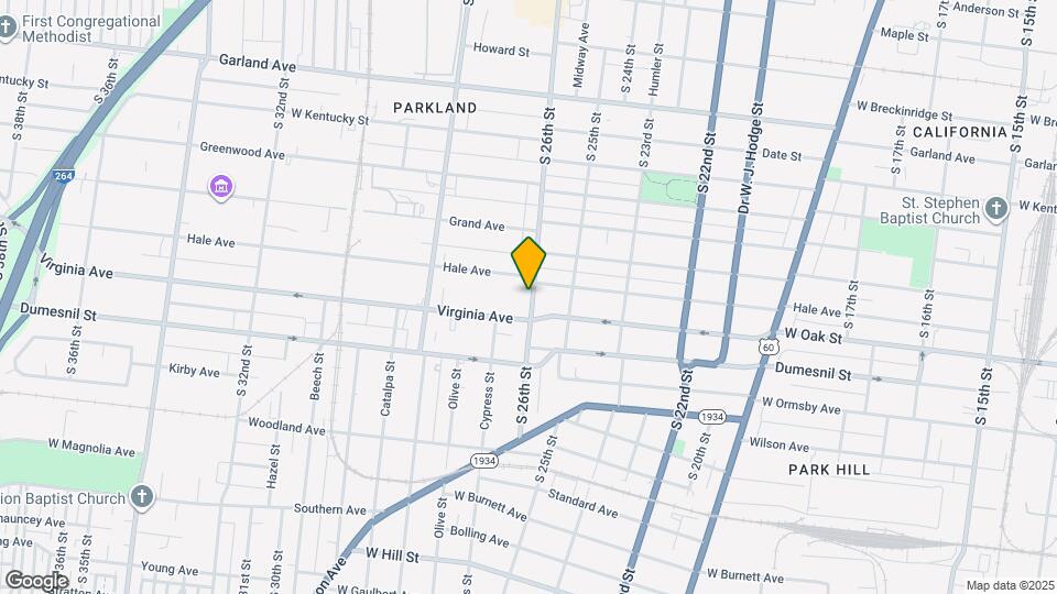 1156 S 26th St Map and Location Details