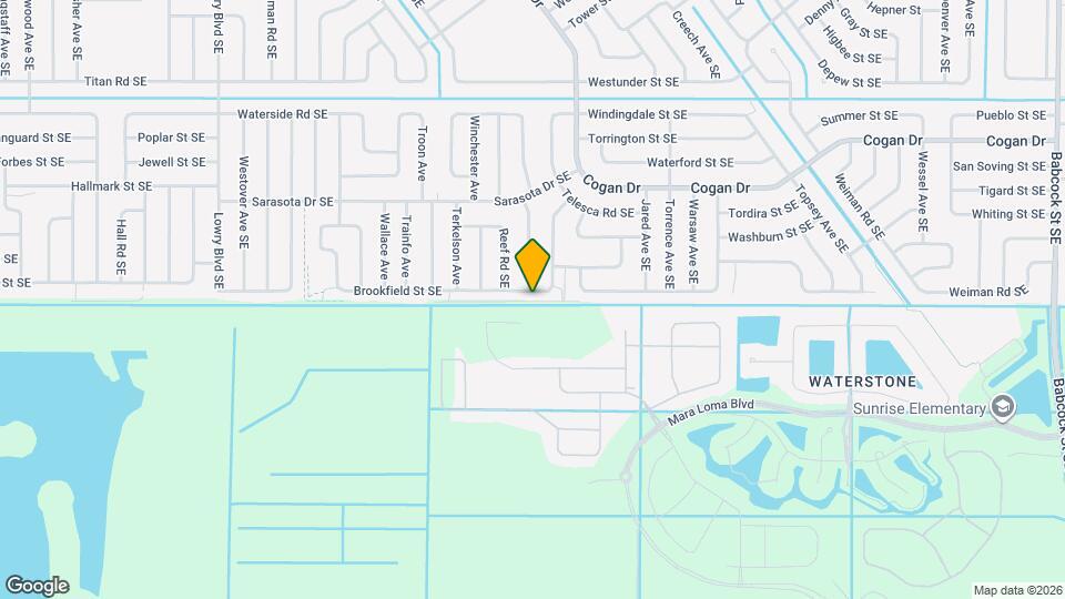 1042 Brookfield St SE Map and Location Details