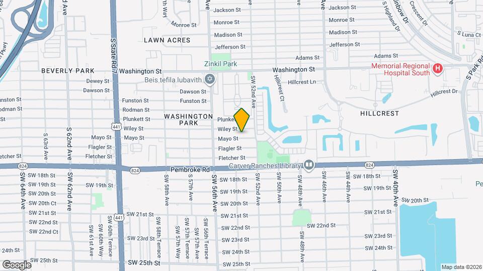 5225 Mayo St Map and Location Details