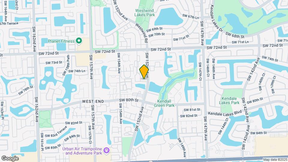 15348 SW 72nd St Map and Location Details