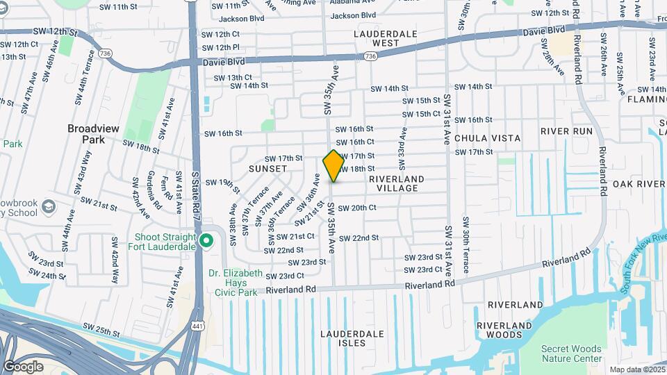 3490 SW 19th St Map and Location Details