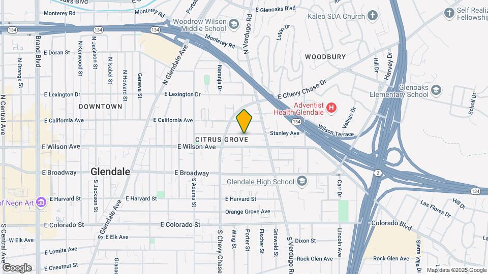 1248 Stanley Ave Mapa y Detalles de la Ubicación