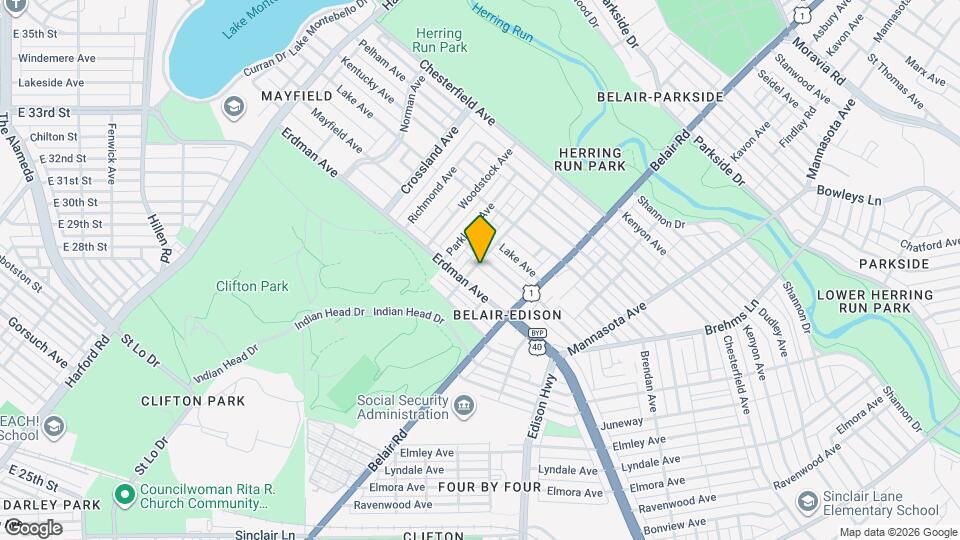 3309 Cardenas Ave Map and Location Details