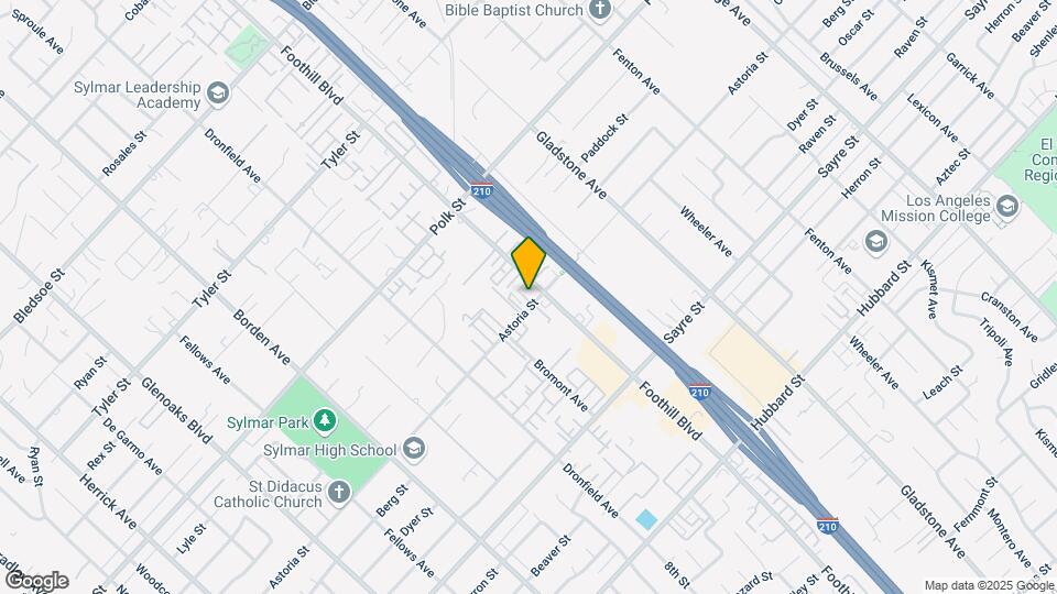 13950 Foothill Blvd Map and Location Details