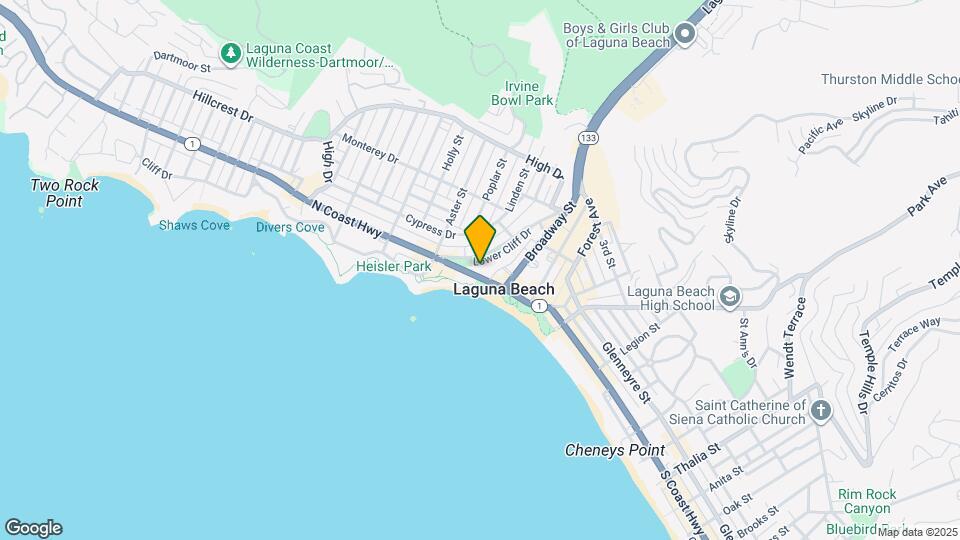 273 Lower Cliff Dr Map and Location Details