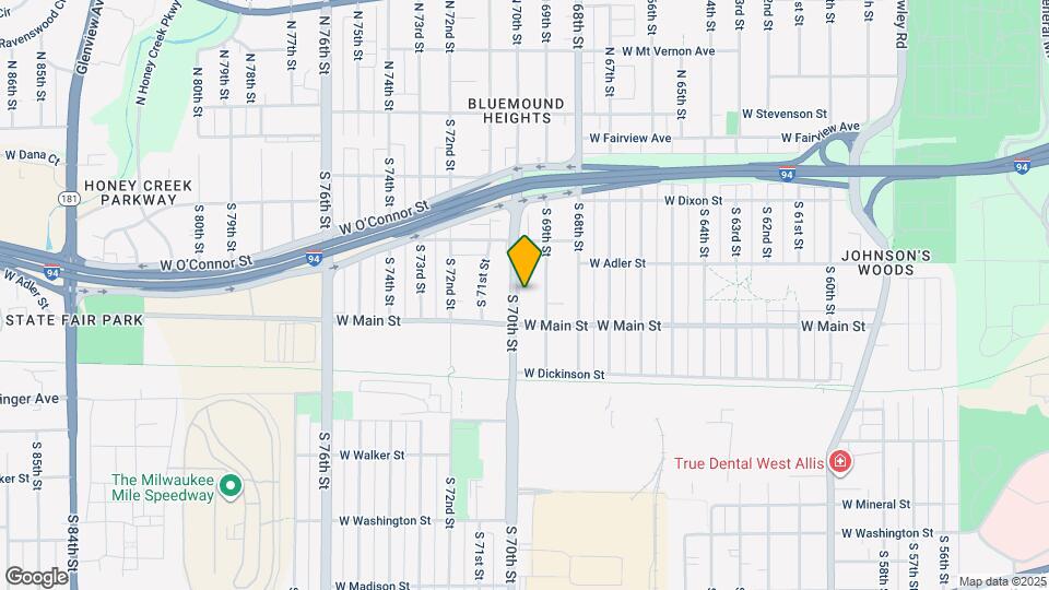 510 S 70th St Map and Location Details